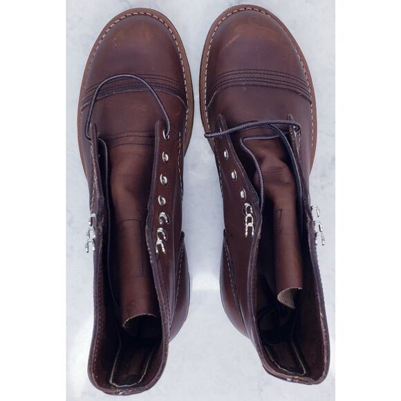 NWOB RED WING Shoes 8111 Iron Ranger 6" Boot w/ Vibram Sole Men's US Size 8.5D - Picture 3 of 15